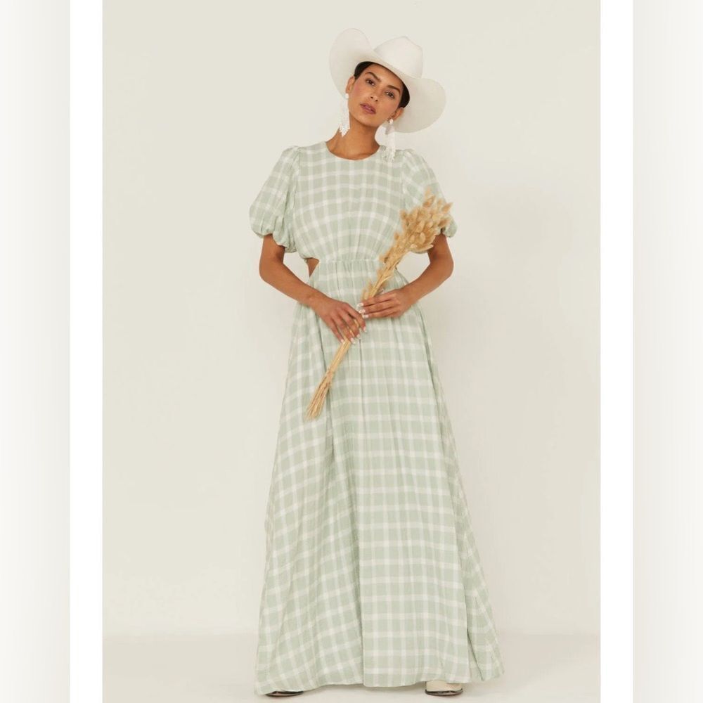 Show Me Your Mumu Women's Eloise Plaid Maxi Dress